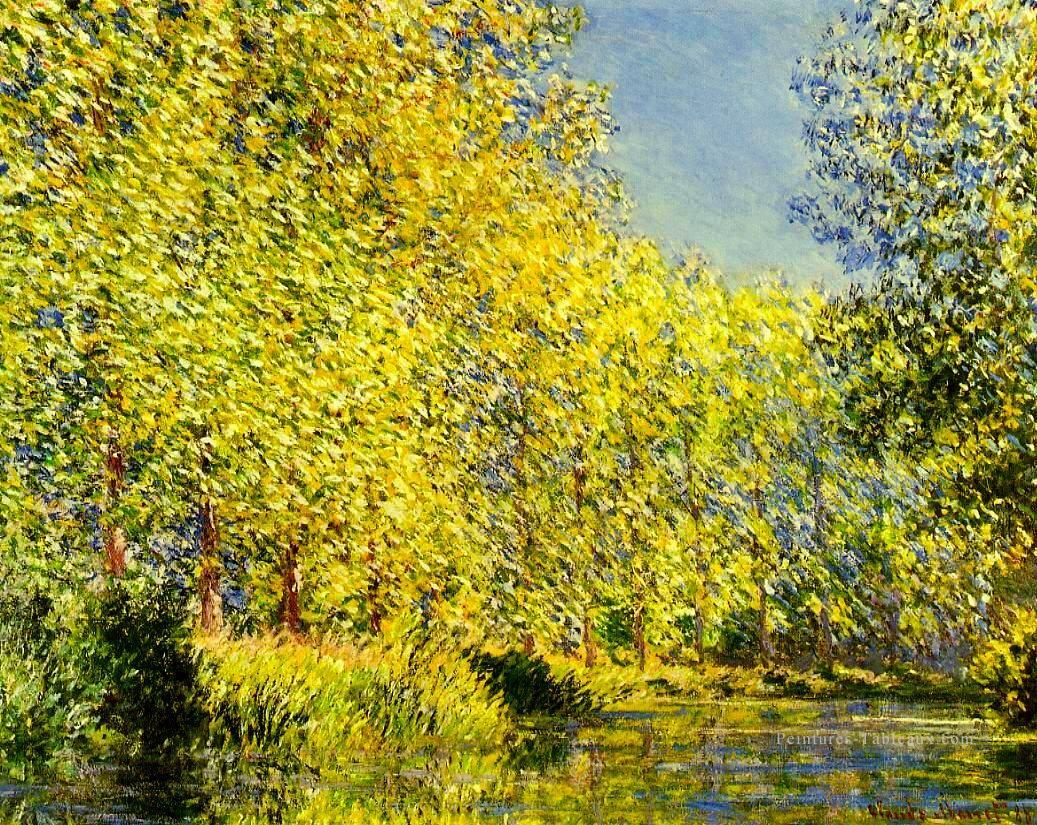 Courber dans la rivière Epte Claude Monet Peintures à l'huile